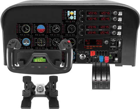 Saitek Pro Flight Rudder Pedals PC product in use