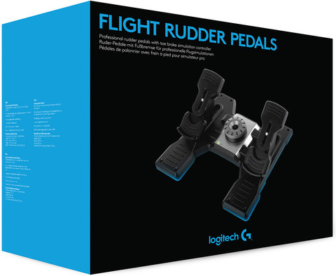 Saitek Pro Flight Rudder Pedals PC packaging