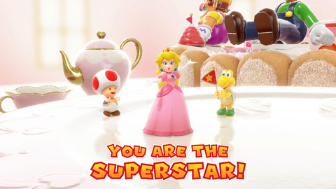 Mario Party Super Stars Nintendo Switch product in use