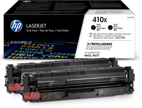 HP 410X Toner Zwart Duo Pack (Hoge Capaciteit) verpakking