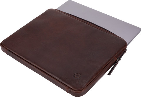 BlueBuilt 12-inch Laptop Sleeve Width 29cm - 30cm Leather Brown null