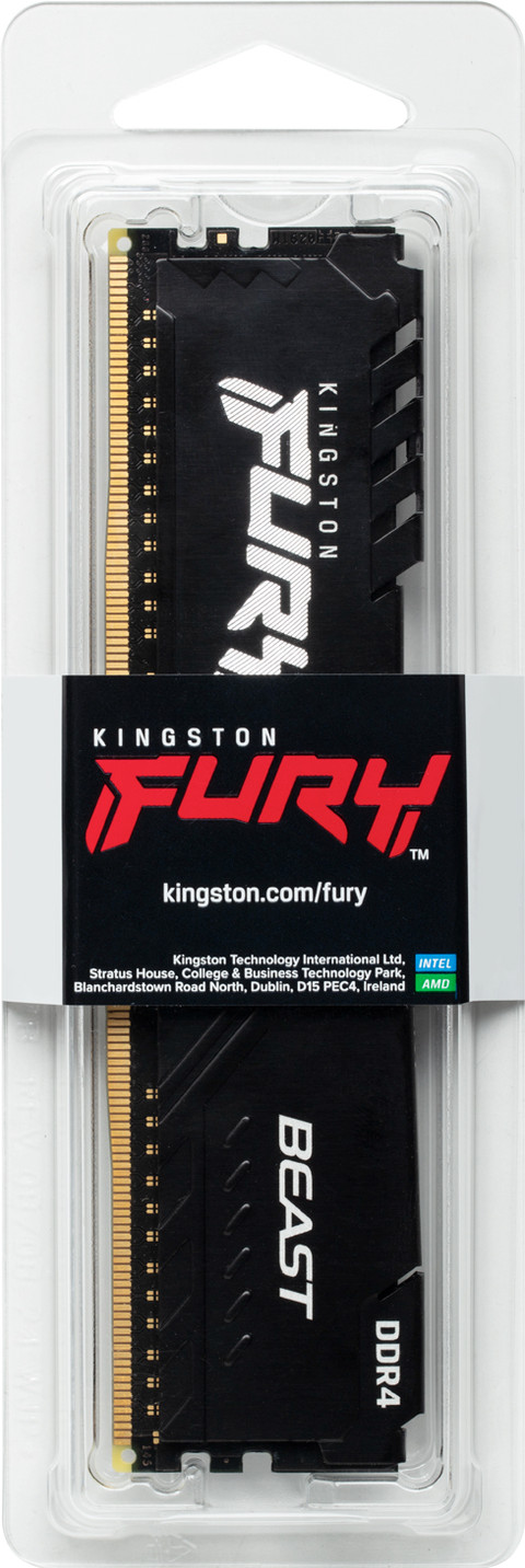 Kingston FURY Beast DDR4 DIMM Memory 3200MHz 32GB (1x 32GB) null