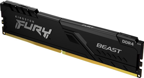 Kingston FURY Beast DDR4 DIMM Memory 3200MHz 32GB (1x 32GB) right side