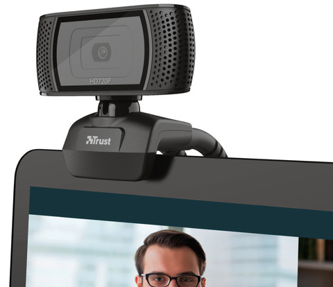 Trust Trino HD Video Webcam product in gebruik