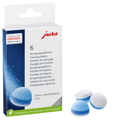 JURA 3-in-1 Cleaning Tablets Main Image