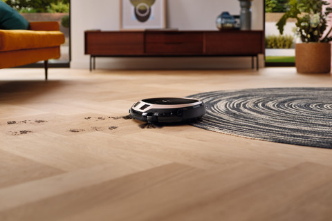 Miele Scout RX3 Home Vision product in gebruik