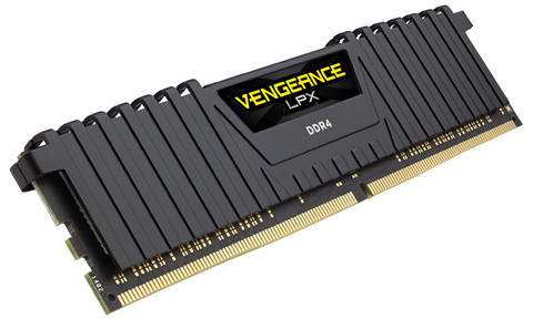 Corsair VENGEANCE® LPX 16GB (1 x 16GB) DDR4 DRAM 2666MHz C16 vorne