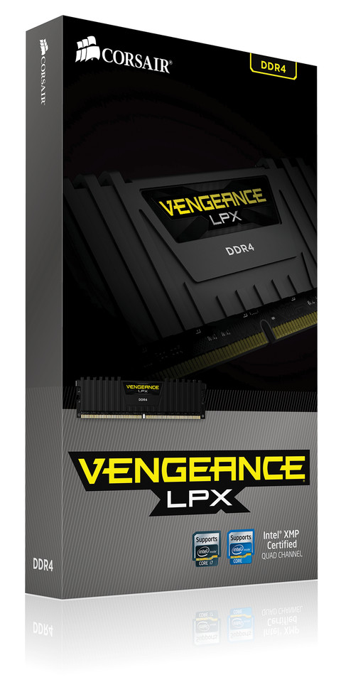 Corsair VENGEANCE® LPX 16GB (1 x 16GB) DDR4 DRAM 2666MHz C16 verpackung