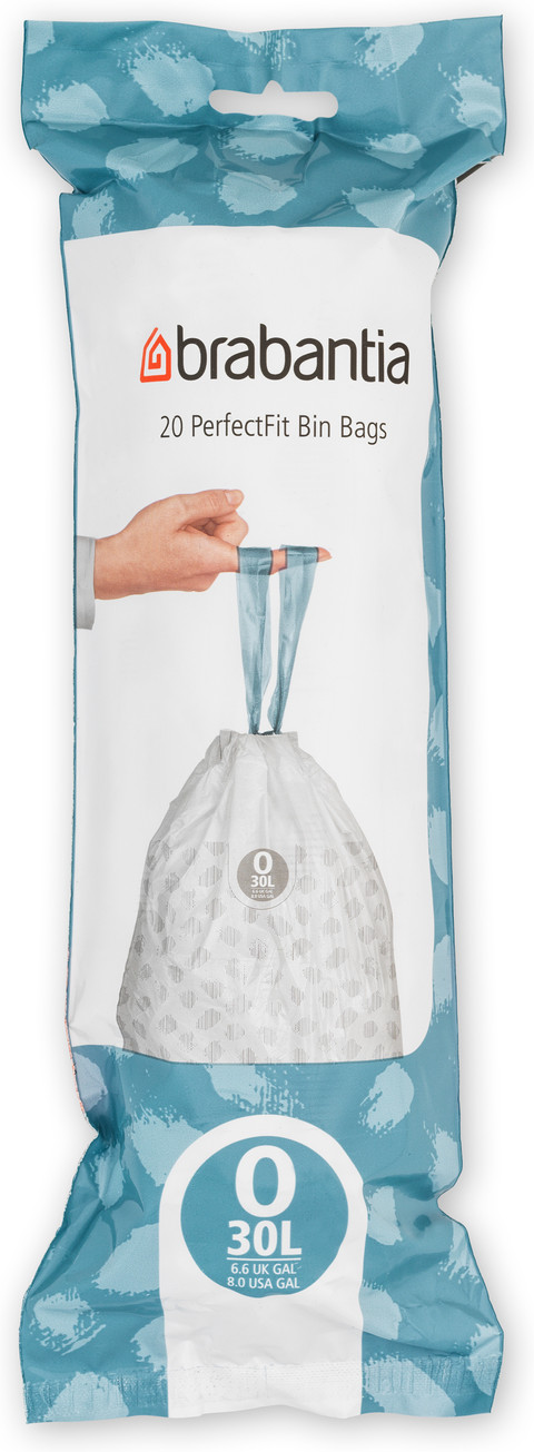 Brabantia Sacs Poubelle Code O - 30 Litres (120 pièces) null