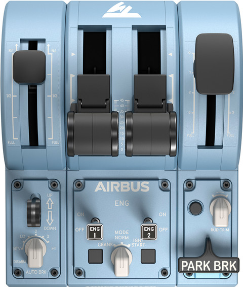 Thrustmaster TCA Quadrant Add-on Airbus Edition samengesteld product