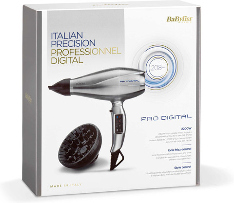 BaByliss 6000E Pro Digital Dryer packaging