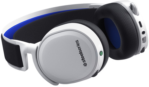 SteelSeries Arctis 7P+ Wit linkerkant