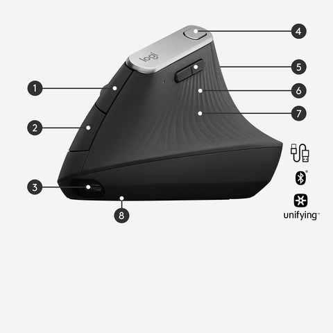 Logitech MX Vertical Ergonomic Mouse visual supplier