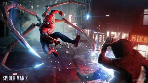 Marvel's Spider-Man 2 PS5 product in gebruik