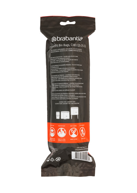 Brabantia Trash Bags Code J - 20-25L (120 units) null