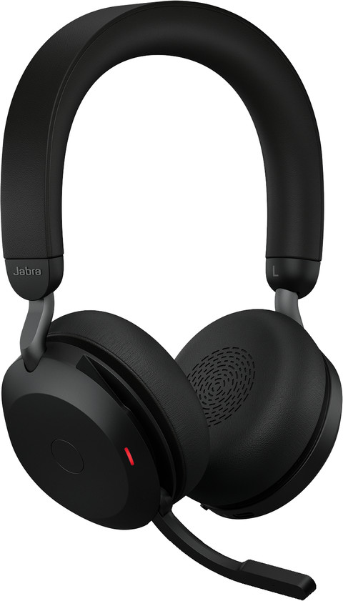 Jabra Evolve2 75 USB-C Kabelloses Office-Headset mit Ladestation Schwarz null