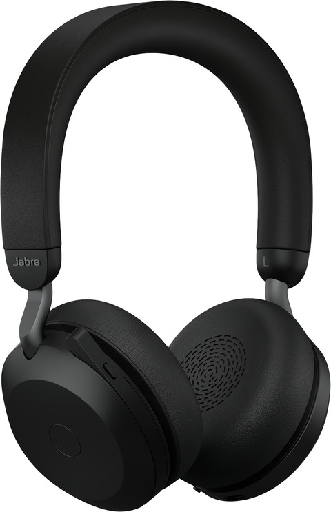 Jabra Evolve2 75 USB-C Kabelloses Office-Headset mit Ladestation Schwarz null