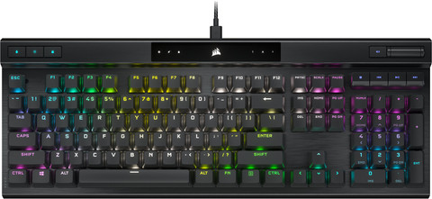 Corsair K70 RGB PRO Gaming Toetsenbord Cherry MX Red Qwerty voorkant