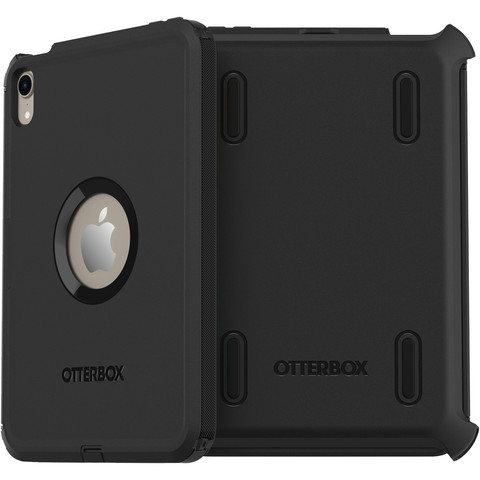 OtterBox Defender Apple iPad Mini 7 / iPad Mini 6 Full Body Case Black product in use