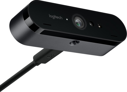 Logitech BRIO 4K Stream Edition left side