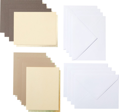 Cricut Cut-Away Cards Neutrals A2 (10.8x14cm) 8-pack Main Image