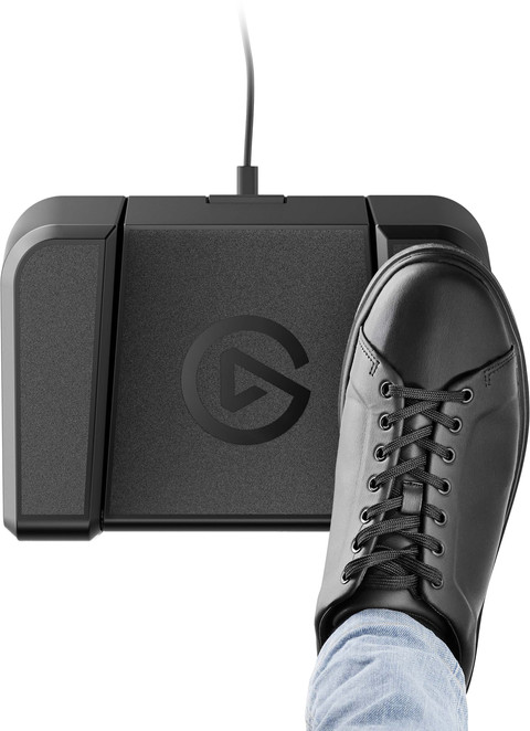 Elgato Stream Deck Pedal product in gebruik