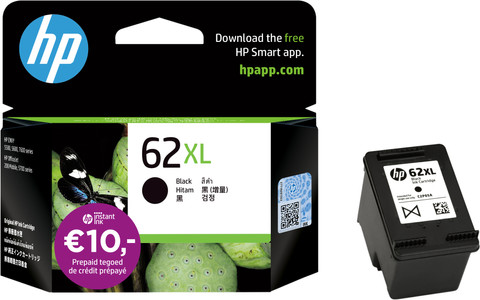 HP 62XL Cartridge Black Main Image