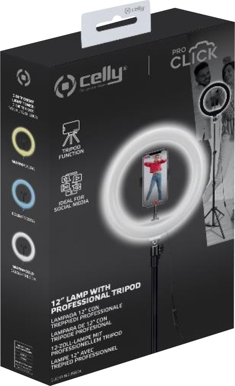 Celly Ring Light Tripod 160 null