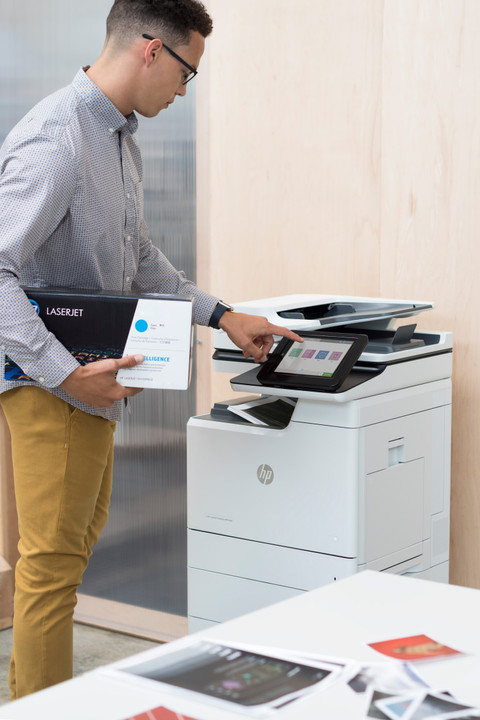 HP 80A Toner Zwart product in gebruik