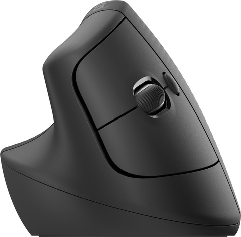 Logitech Lift Souris Ergonomique Verticale Gauchers Noir côté gauche