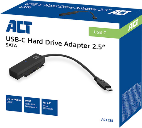 ACT AC1525 2.5 inches USB-C SATA Adapter Cable null