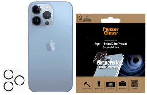 PanzerGlass PicturePerfect Apple iPhone 13 Pro / 13 Pro Max Camera Lens Protector Glass packaging