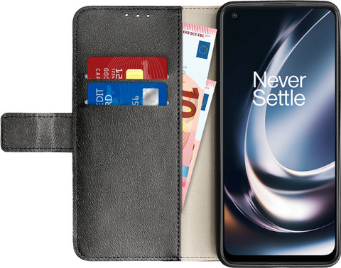 Just in Case Wallet OnePlus Nord CE 2 Lite Book Case Black front