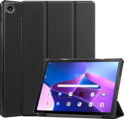 Just in Case Smart Tri-fold Lenovo Tab M10 Plus (3e generatie) Book Case Zwart samengesteld product