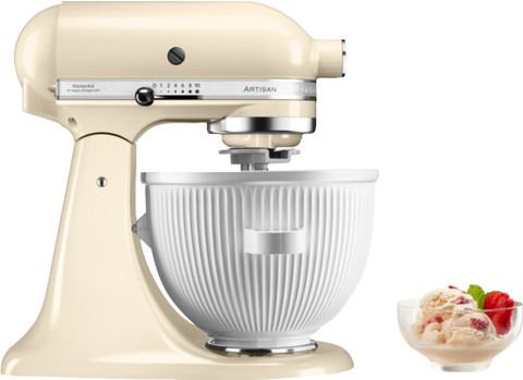 KitchenAid 5KSMICM Ice Cream Maker product in use