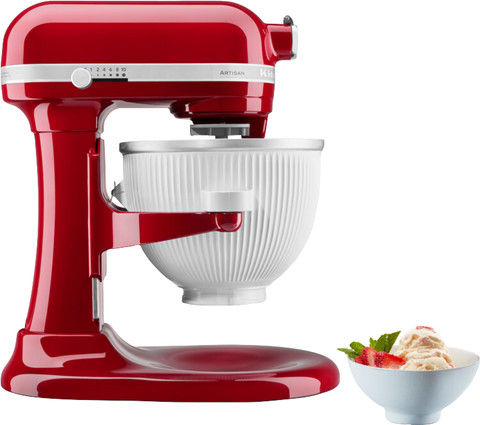 KitchenAid 5KSMICM Ice Cream Maker product in use