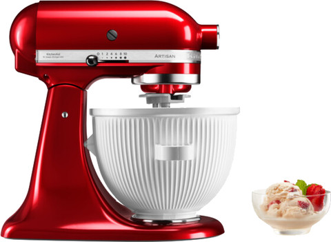 KitchenAid 5KSMICM Ice Cream Maker product in use