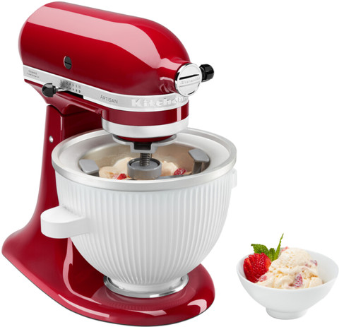 KitchenAid 5KSMICM Ice Cream Maker product in use