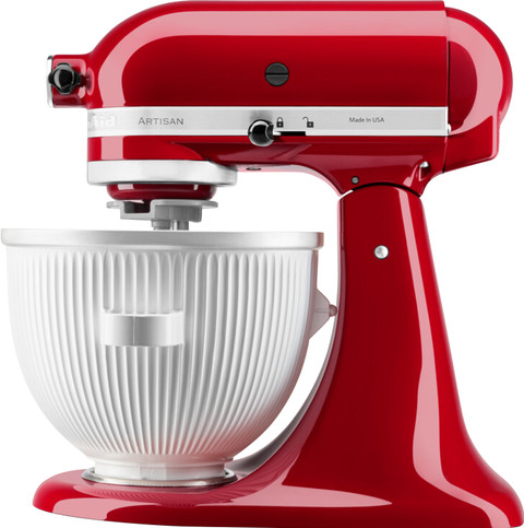 KitchenAid 5KSMICM Ice Cream Maker product in use