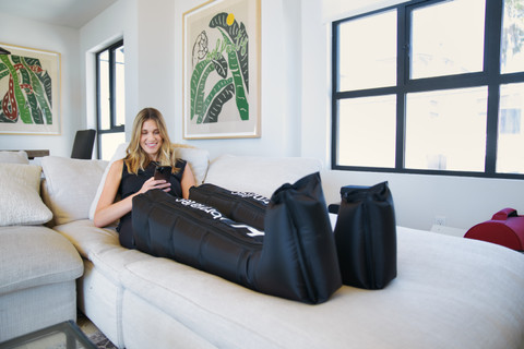 Hyperice Normatec 3.0 product in use