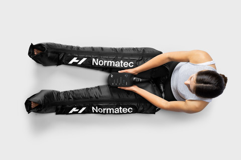 Hyperice Normatec 3.0 product in use