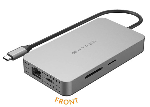 Hyper HyperDrive Dual 4K HDMI 10-in-1 Docking Station for Macbook null