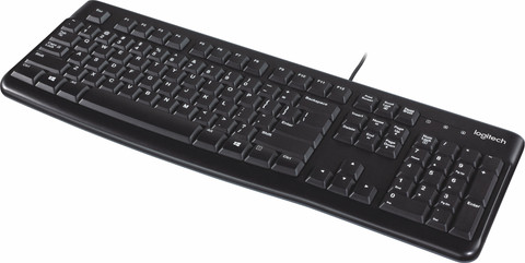 Logitech K120 Keyboard QWERTY left side