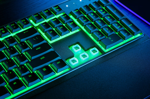 Razer Ornata V3 X Gaming Toetsenbord Qwerty product in gebruik