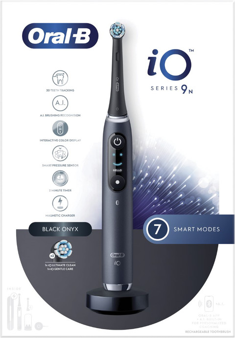 Oral-B iO 9N Black with Extra Brush Attachment null