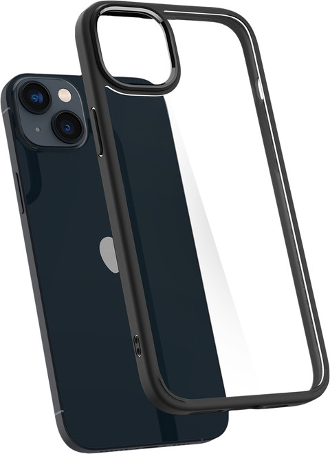 Spigen Ultra Hybrid Apple iPhone 14 Plus Back Cover Transparant/Zwart detail