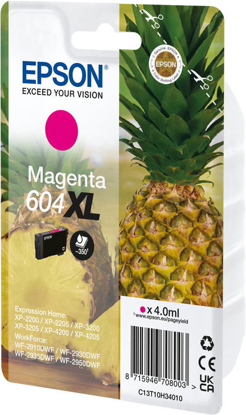 Epson 604XL Cartridge Magenta packaging