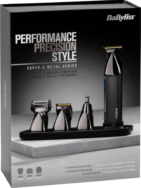 BaByliss Super-X Metal 15 in 1 Multitrimmer MT991E null