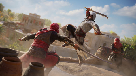 Assassin's Creed: Mirage PS5 produkt in gebrauch