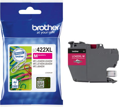 Brother LC-422XL Cartridge Magenta voorkant